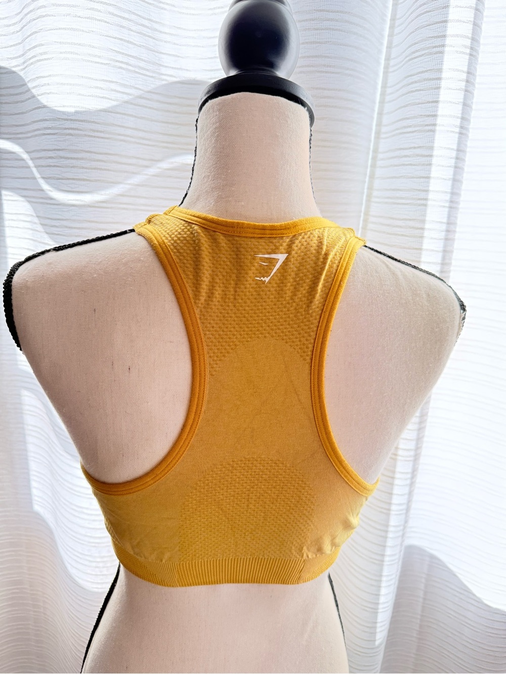 Gymshark Seamless Racerback Sports Bra - Yellow